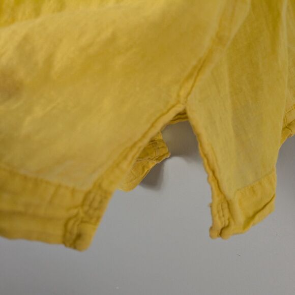 Johnny Was Top S Yellow Tunic Shirt Biya Short Sleeve Embroidered Boho Festival - Picture 6 of 12